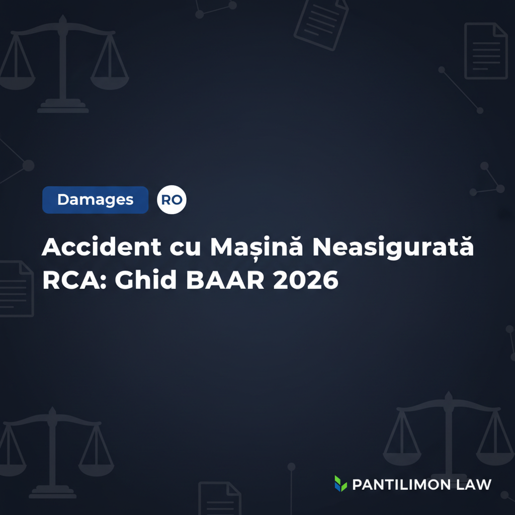 Accident cu Mașină Neasigurată RCA: Ghid BAAR 2026