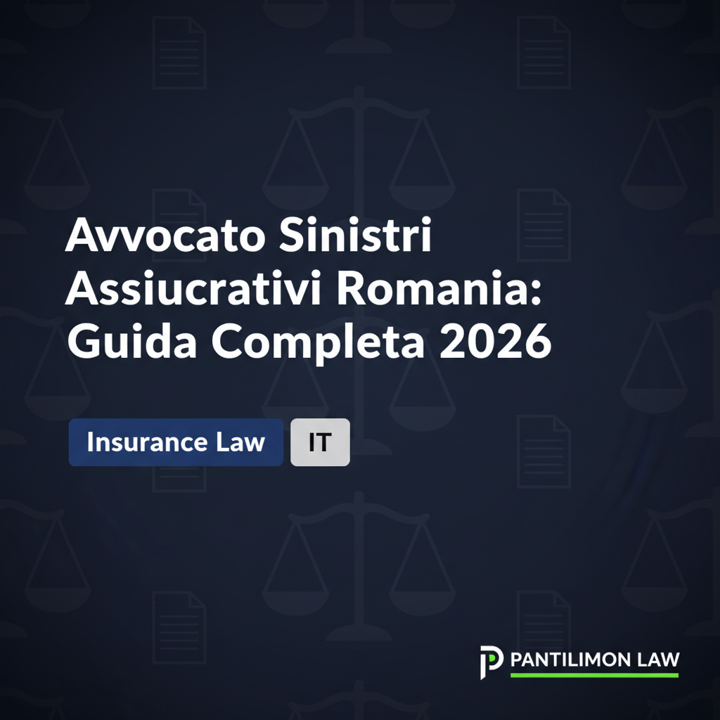 Avvocato Sinistri Assicurativi Romania: Guida Completa 2026