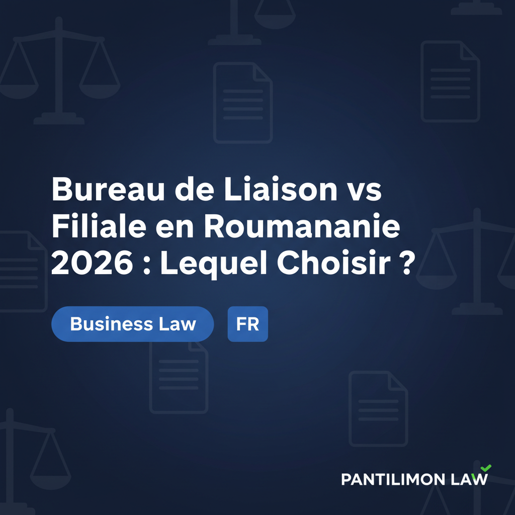 Bureau de Liaison vs Filiale en Roumanie 2026 : Lequel Choisir ?