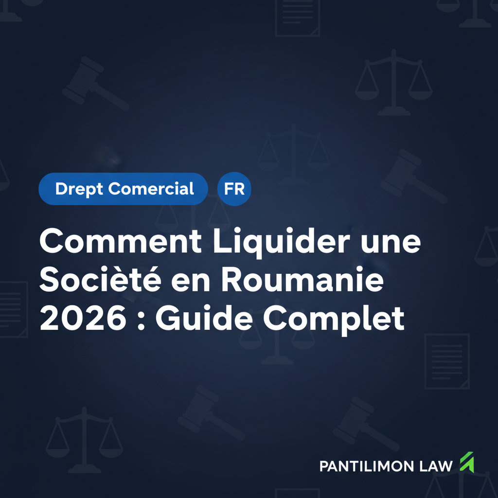 Comment Liquider une Société en Roumanie 2026 : Guide Complet