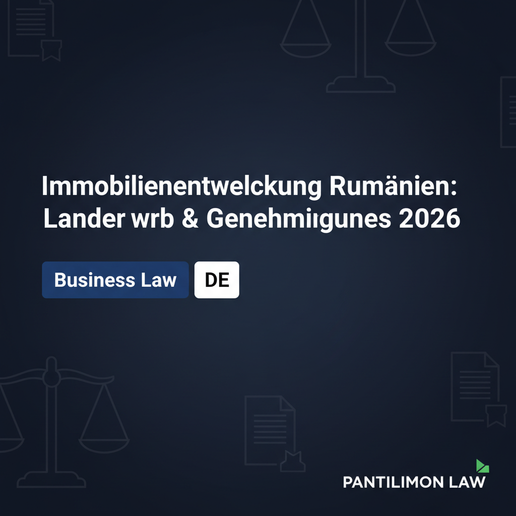 Immobilienentwicklung Rumänien: Landerwerb & Genehmigungen 2026