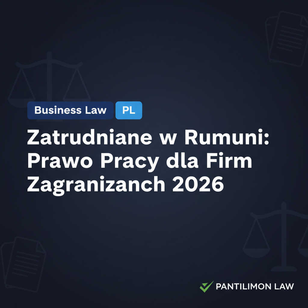 Zatrudnianie w Rumunii: Prawo Pracy dla Firm Zagranicznych 2026