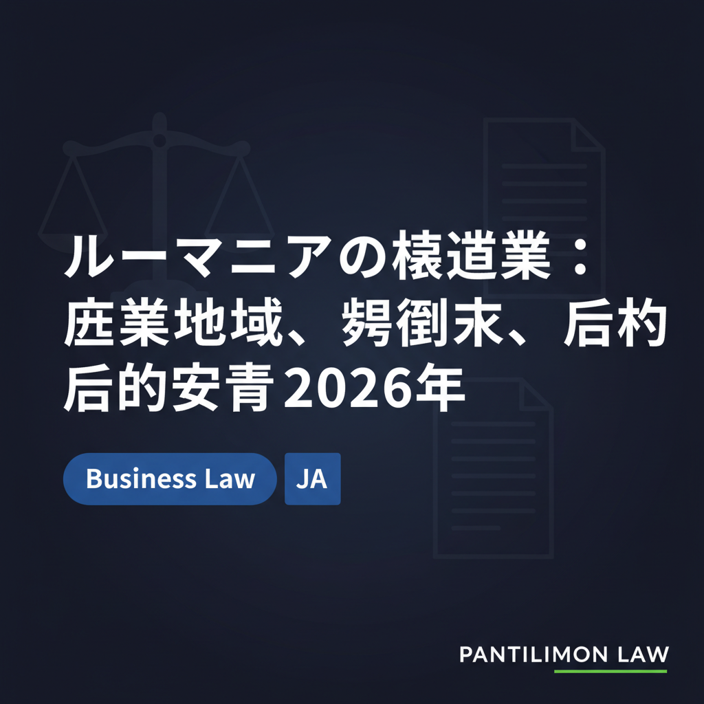 ルーマニアの製造業:産業地域、奨励策、法的要件 2026年