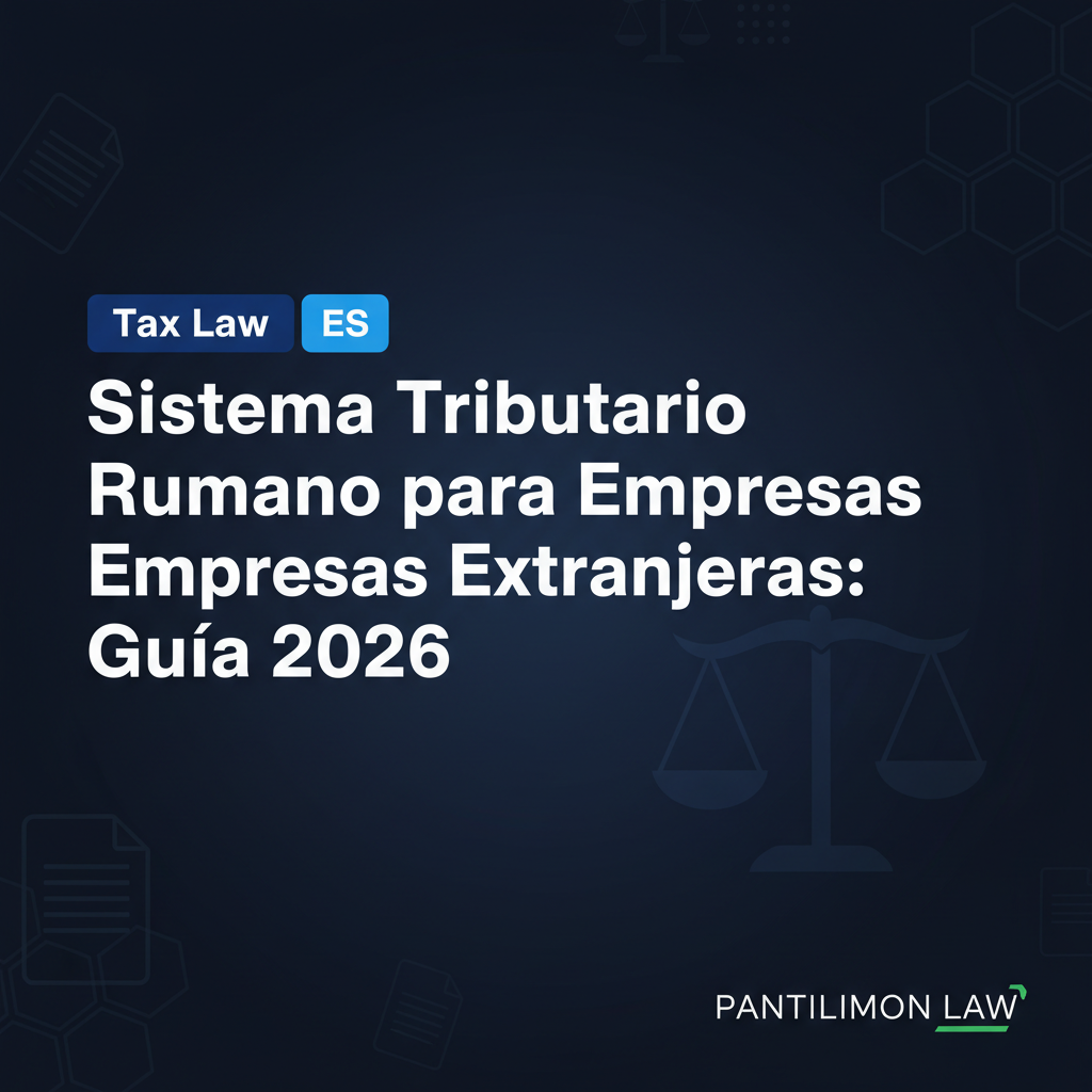 Sistema Tributario Rumano para Empresas Extranjeras: Guía 2026