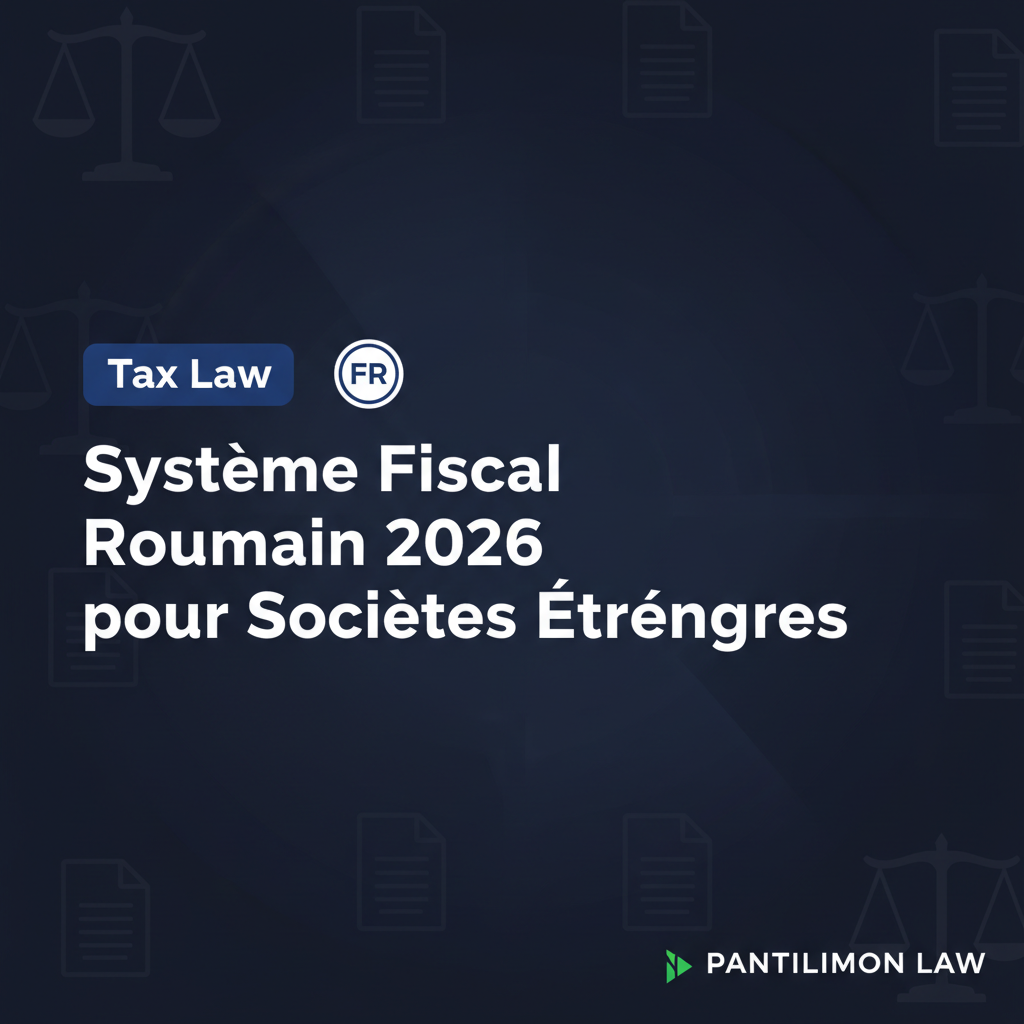 Système Fiscal Roumain 2026 pour Sociétés Étrangères