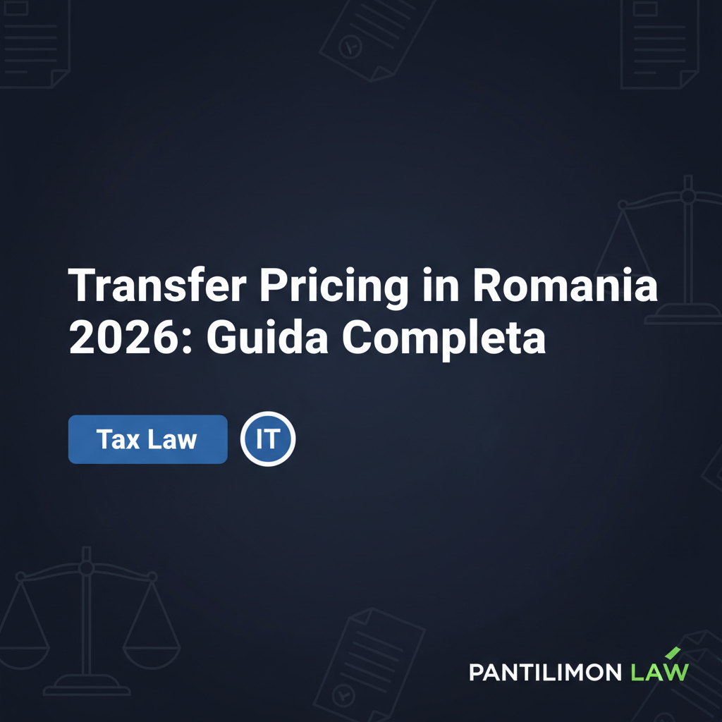 Transfer Pricing in Romania 2026: Guida Completa